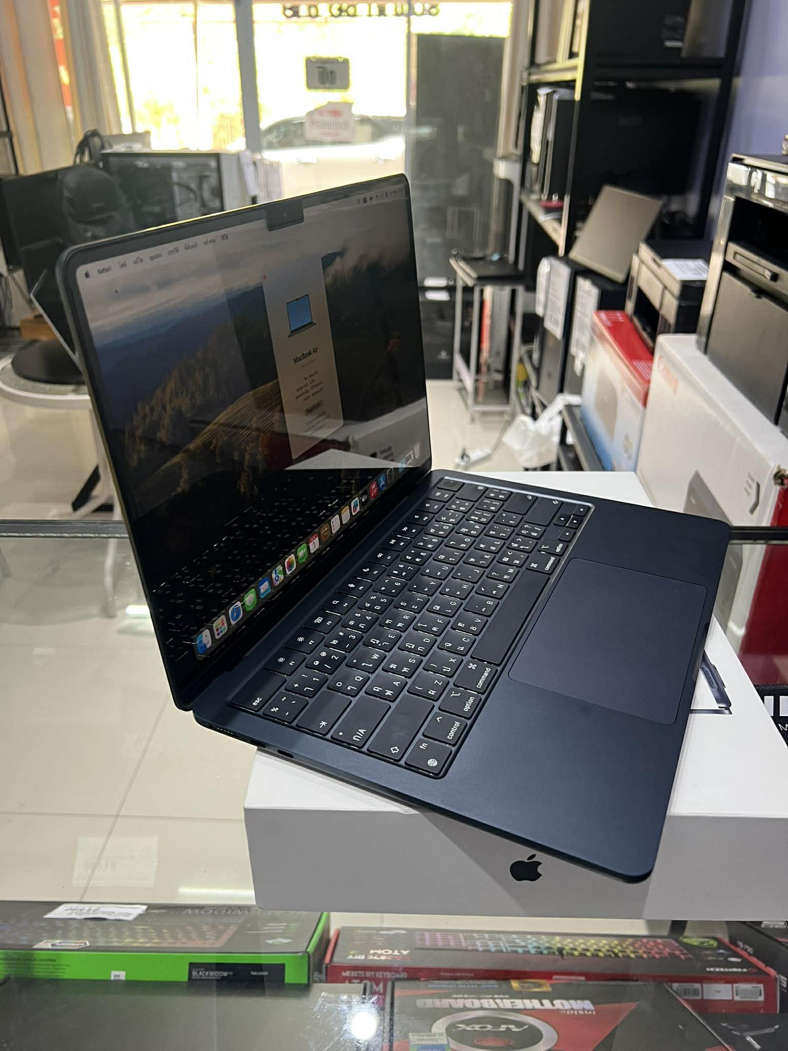 รหัสสินค้าNOECOM83 Macbook Air 13” 2024 - ชิปM3 / Ram8 / SSD 256 รอบชาร์จไม่ถึง10 ความจุ100% - Image 5
